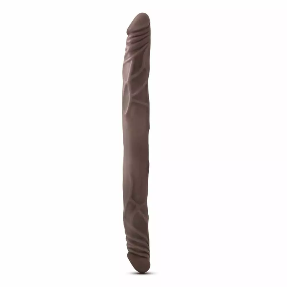 Dr. Skin 14 inch Realistic Double Dildo In Brown